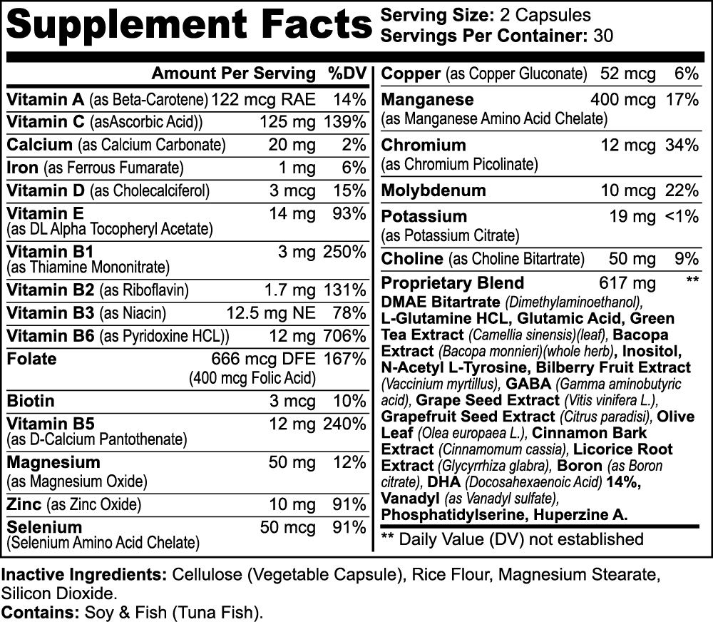 Good For U: Brain & Focus Formula